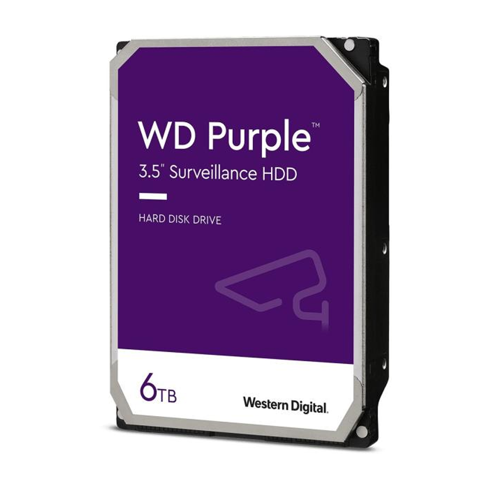 HDD WD Purple 6TB 3.5 inch SATA III 256MB Cache 5400RPM WD64PURZ