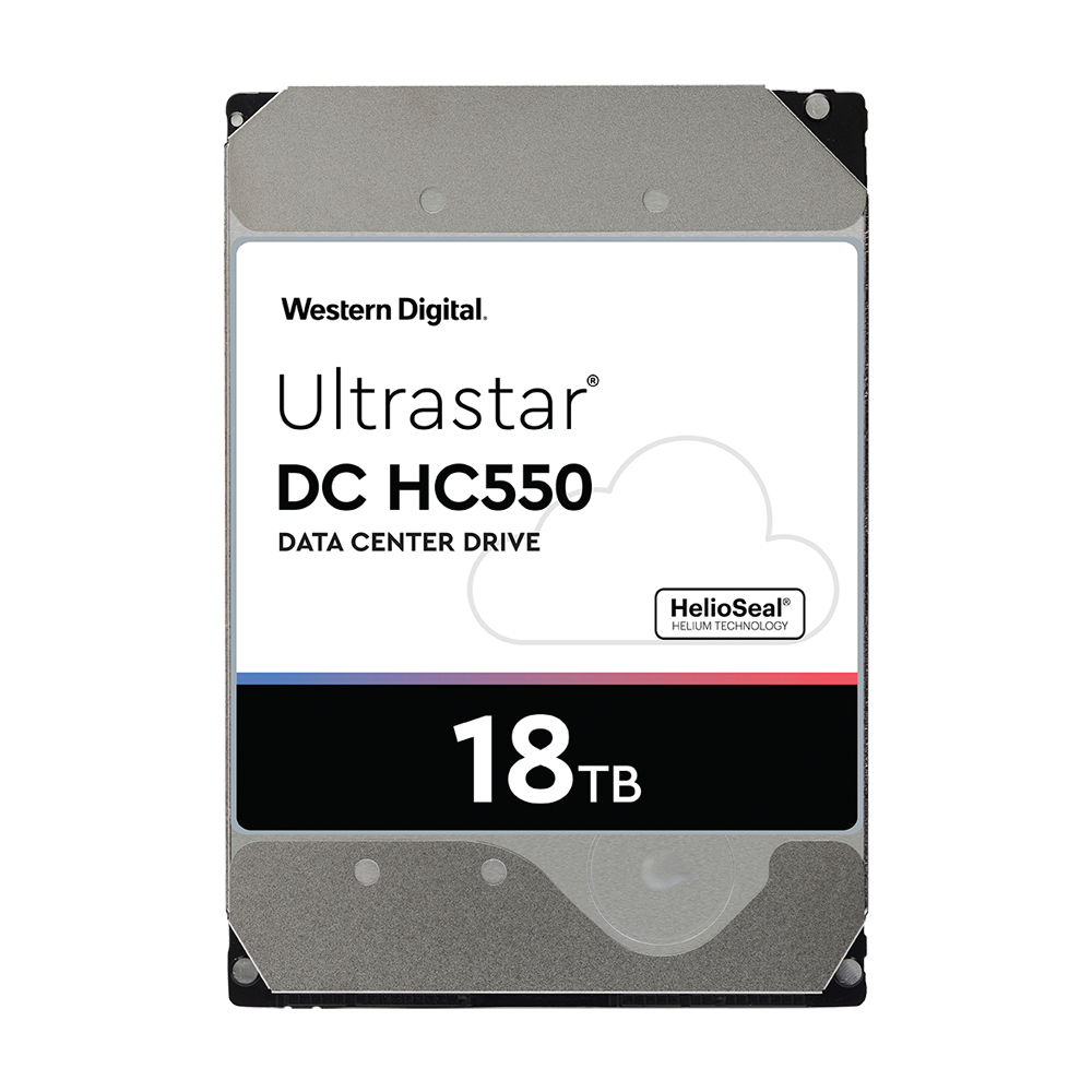 HDD WD Ultrastar 18TB HC550 3.5 inch SATA Ultra 512E SE NP3 512MB Cache 7200RPM WUH721818ALE6L4