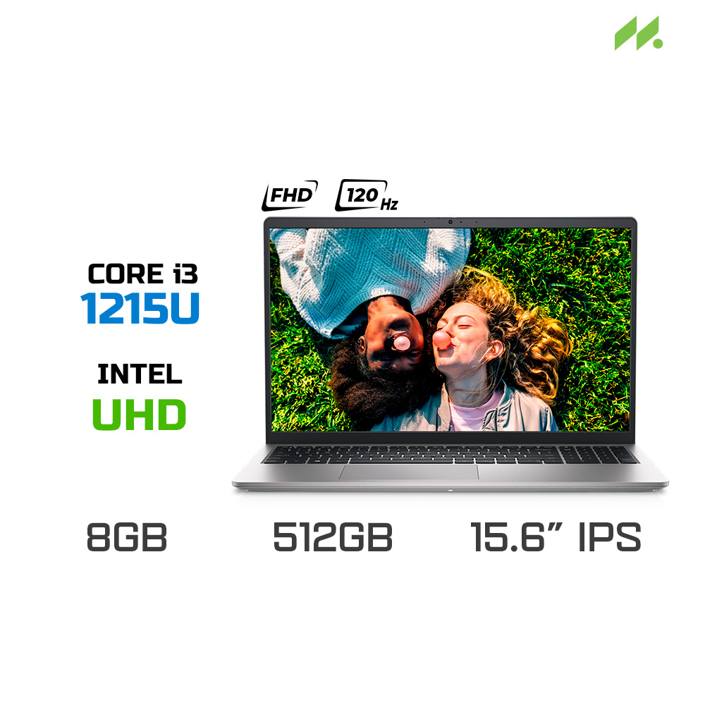 Laptop Dell Inspiron 15 3520 I3U085W11SLU (i3-1215U, UHD Graphics, RAM 8GB DDR4, SSD 512GB, 15.6 Inch IPS FHD 120Hz, Win11/Office HS 21)