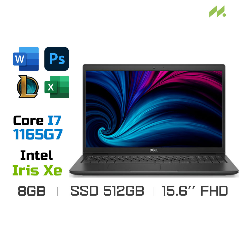 Laptop Dell Latitude 3520 70280540 (i7-1165G7, Iris Xe Graphics, Ram 8GB DDR4, SSD 512GB, 15.6 Inch FHD/ Win 11)