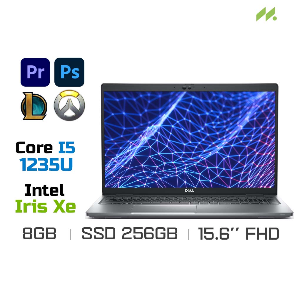 Laptop Dell Latitude 5530 71004112 (i5-1235U, Iris Xe Graphics, Ram 8GB DDR4, SSD 256GB, 15.6 Inch FHD/Ubuntu)