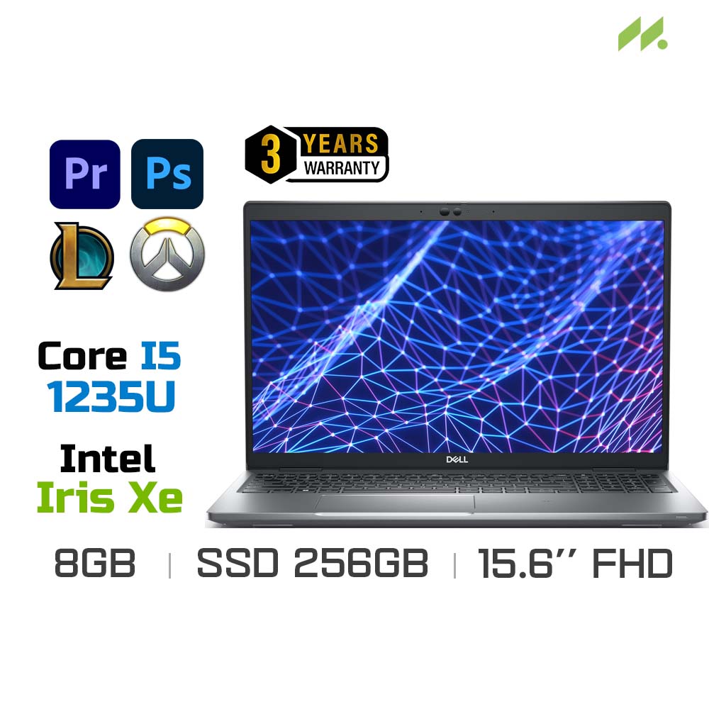 Laptop Dell Latitude 5530 71004116 (i5-1235U, Iris Xe Graphics, Ram 8GB DDR4, SSD 256GB, 15.6 Inch FHD/Ubuntu)