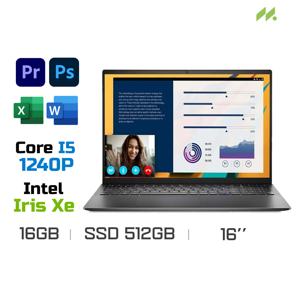 Laptop Dell Vostro 5620 70282719 (i5-1240P, Iris Xe Graphics, Ram 16GB DDR4, SSD 512GB, 16 Inch FHD+, Win11/Office HS 21) Laptop Dell Vostro 5620 70282719 (i5-1240P, Iris Xe Graphics, Ram 16GB DDR4, SSD 512GB, 16 Inch FHD+, Win11/Office HS 21)