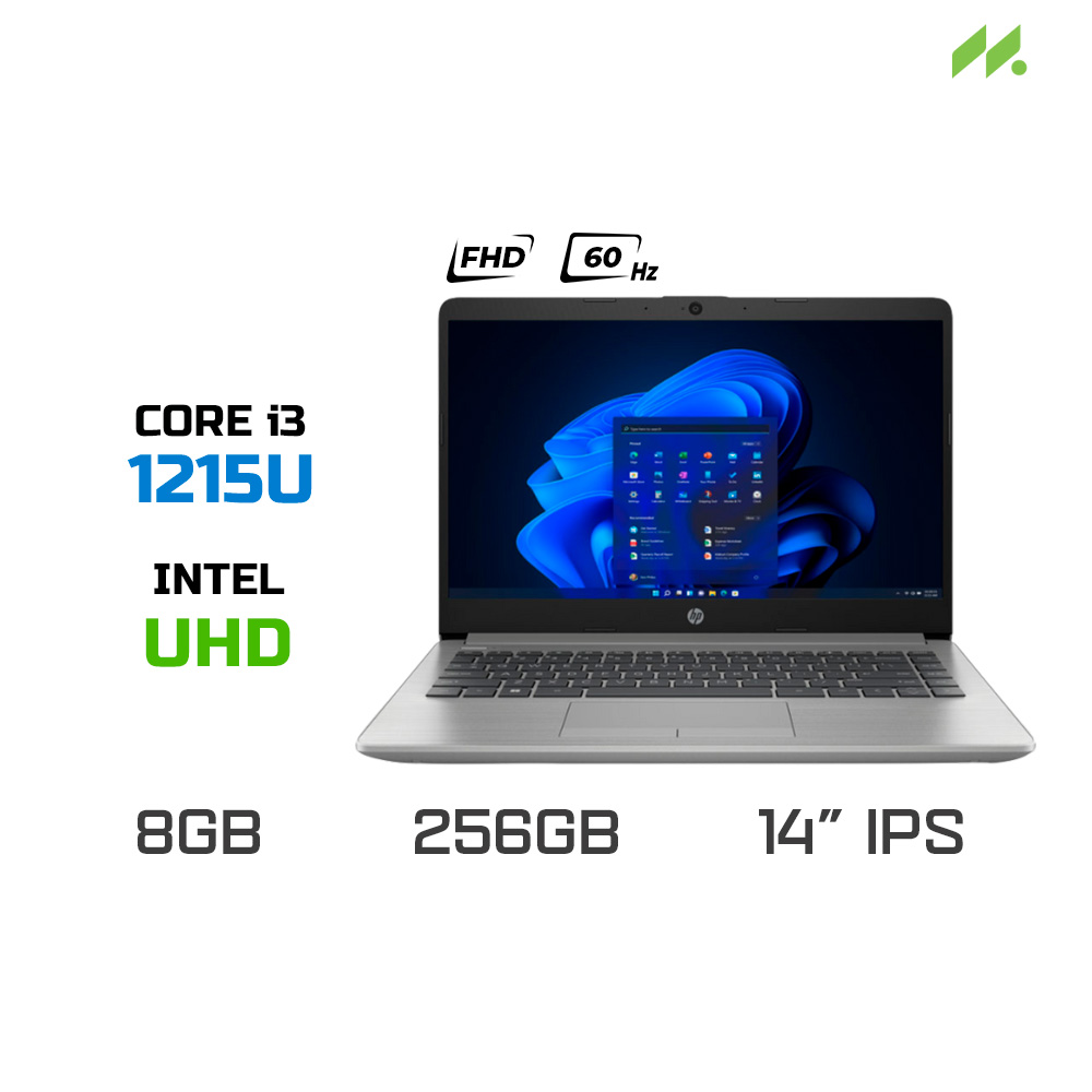 Laptop HP 240 G9 AG2J4AT (i3-1215U, UHD Graphics, Ram 8GB DDR4, SSD 256GB, 14 Inch IPS FHD 60Hz)