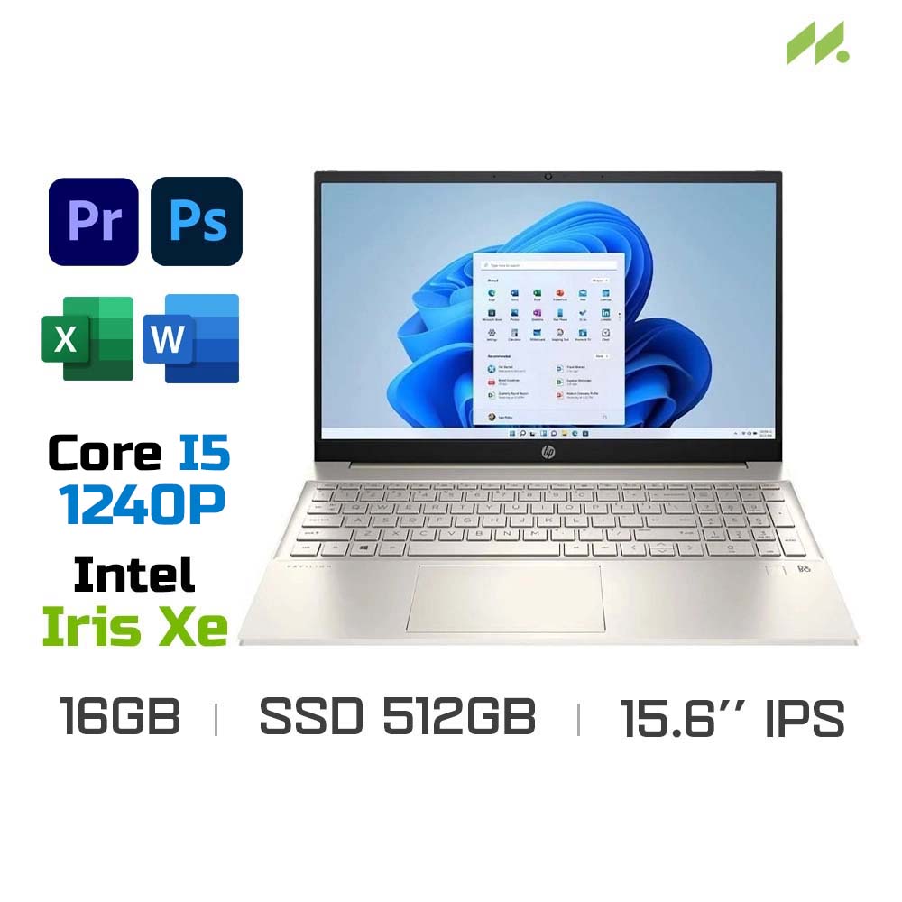 Laptop HP Pavilion 15-eg2081TU 7C0Q4PA (i5-1240P, Iris Xe Graphics, Ram 16GB DDR4, SSD 512GB, 15.6 Inch IPS FHD)