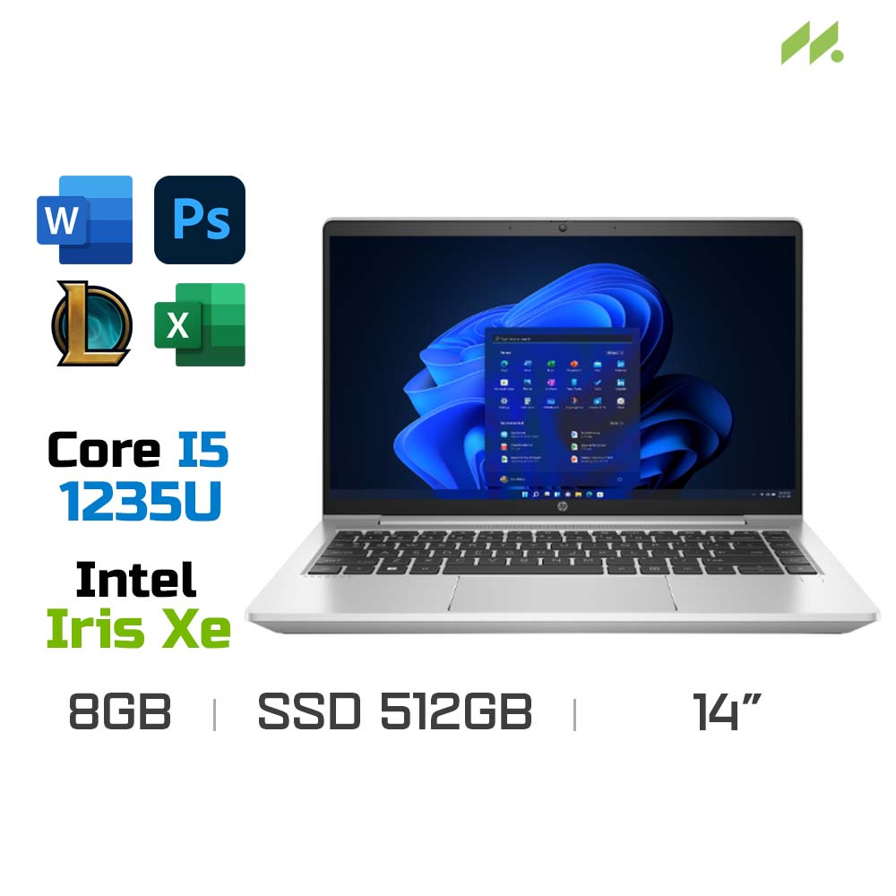 Laptop HP Probook 440 G9 6M0X3PA (i5-1235U, Iris Xe Graphics, Ram 8GB DDR4, SSD 512GB, 14 Inch TN FHD 60Hz)
