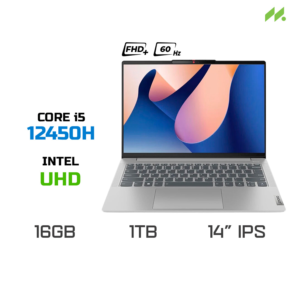 Laptop Lenovo IdeaPad Slim 5 14IAH8 83BF003WVN (i5-12450H, UHD Graphics, Ram 16GB LPDDR5, SSD 1TB, 14 Inch IPS WUXGA)