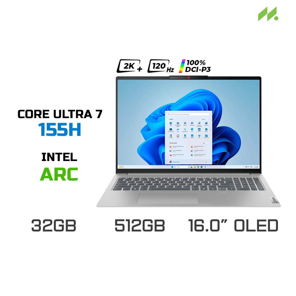 [DEMO]Laptop Lenovo IdeaPad Slim 5 16IMH9 83DC001SVN (Ultra 7 155H, Arc Graphics, RAM 32GB LPDDR5X, SSD 512GB, 16 Inch OLED 2K 120Hz)