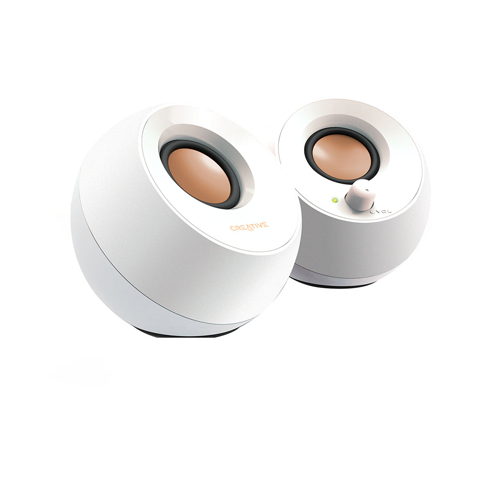 Loa vi tính Creative Pebble White 4.4W x2 (RMS)