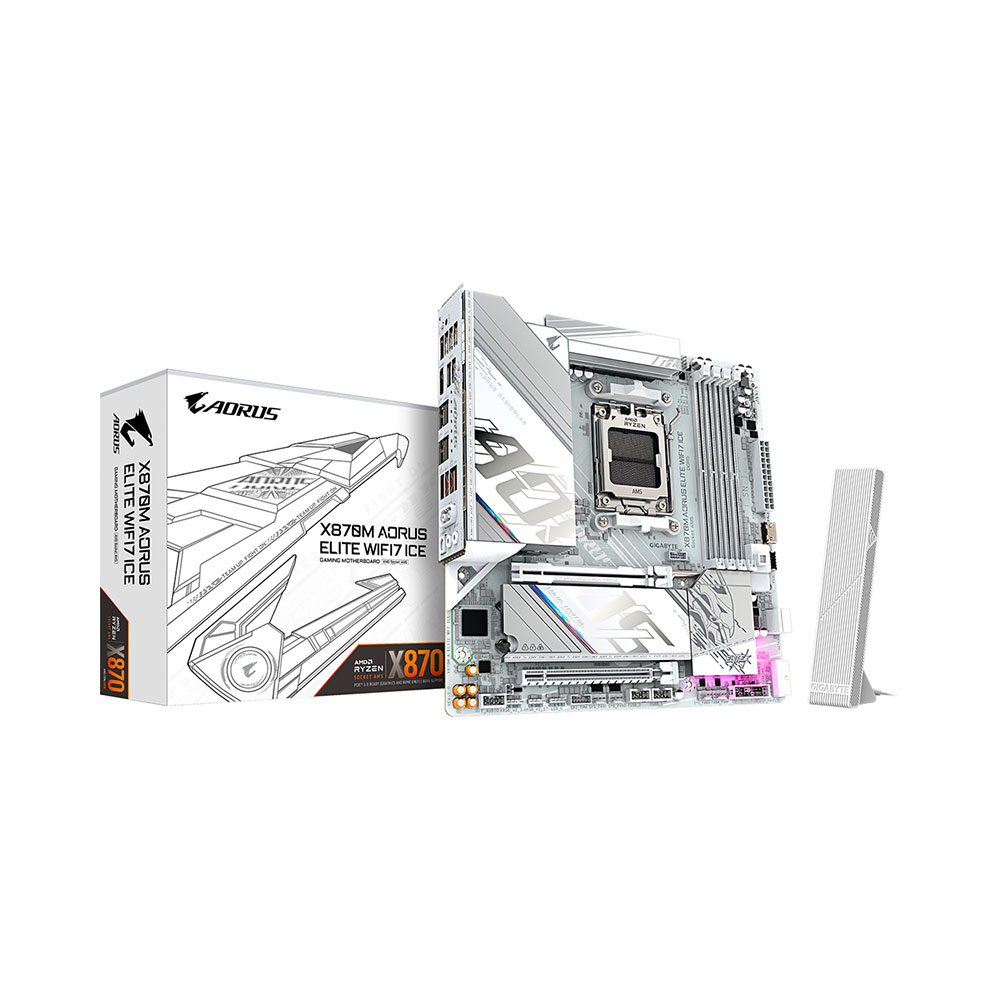 Mainboard Gigabyte X870M AORUS ELITE ICE WIFI DDR5