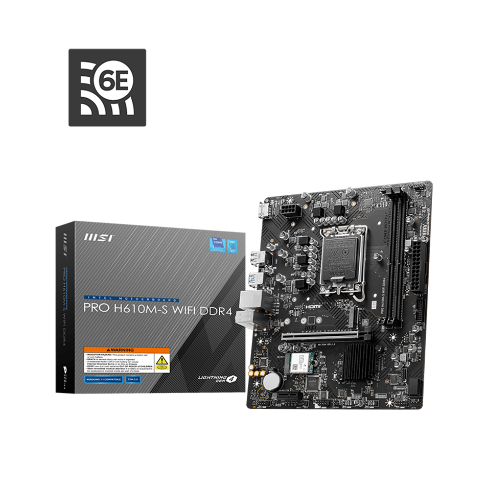 Mainboard MSI PRO H610M-S WIFI DDR4
