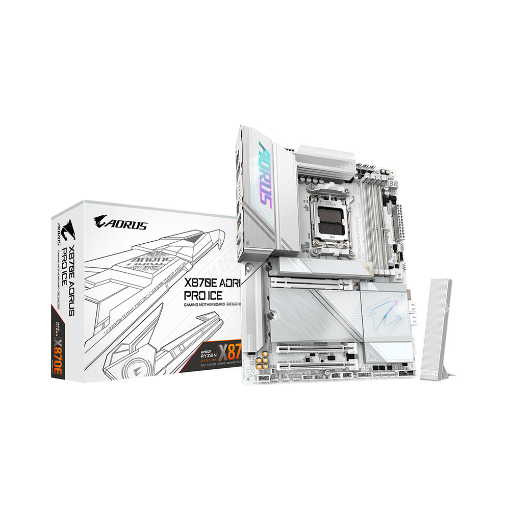 Mainboard PC Gigabyte X870E AORUS PRO ICE WIFI7 DDR5
