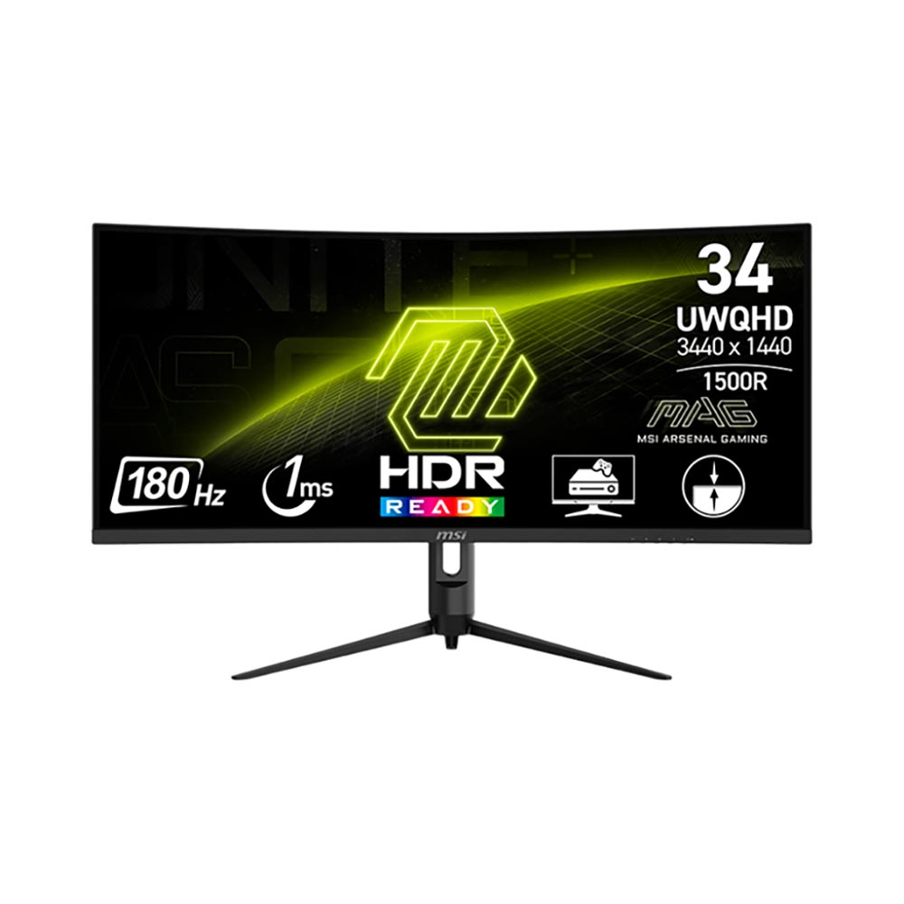 Màn hình cong 2K MSI MAG 342CQR E2 VA 34 inch UWQHD 180Hz Curve 1500R