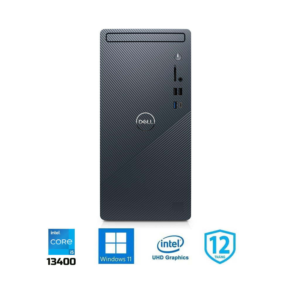 Máy bộ Dell Inspiron 3020 MTI51010W1-8G-256G+1T (i5-13400, UHD 730, Ram 8GB DDR4, SSD 256GB + 1TB HDD, Windows 11, USB Keyboard & Mouse)