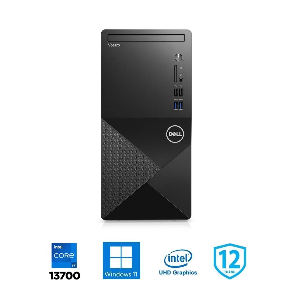 Máy bộ Dell Vostro 3020 MT 71011268 (i7-13700, UHD 770, Ram 8GB DDR4, SSD 512GB, Windows 11, USB Keyboard & Mouse)