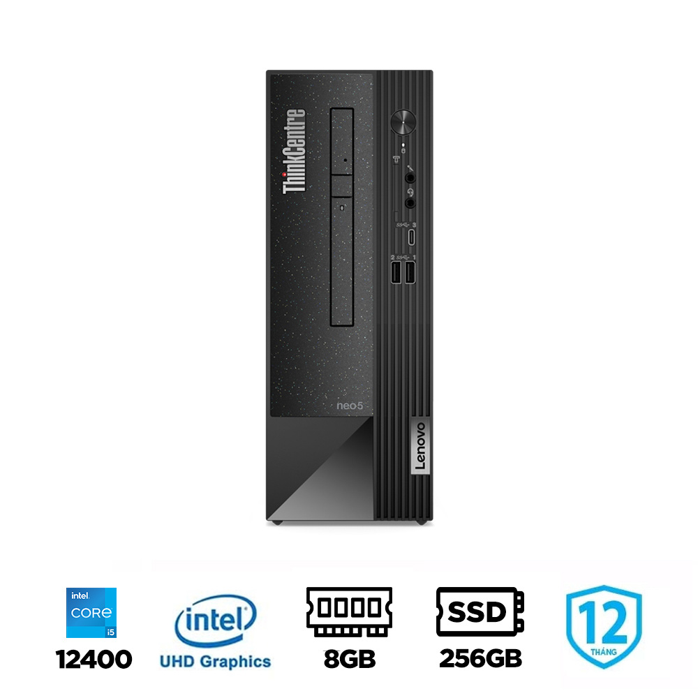 Máy bộ Lenovo ThinkCentre neo 50s Gen 3 11T000B0VA (i5-12400, UHD 730, Ram 8GB, 256GB SSD, USB Keyboard & Mouse)