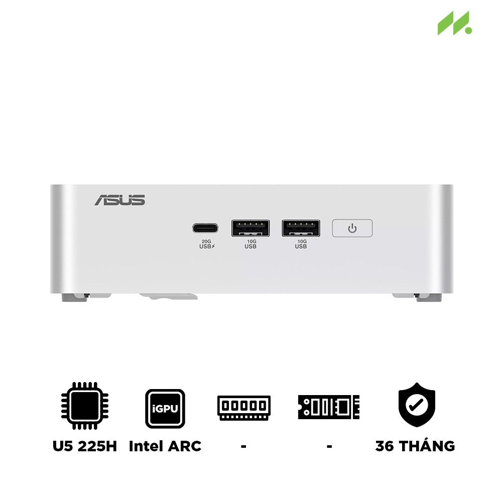 Máy tính Mini PC ASUS NUC 15 Pro Plus RNUC15CRSU500000I (Ultra 5 225H, Arc Graphics)
