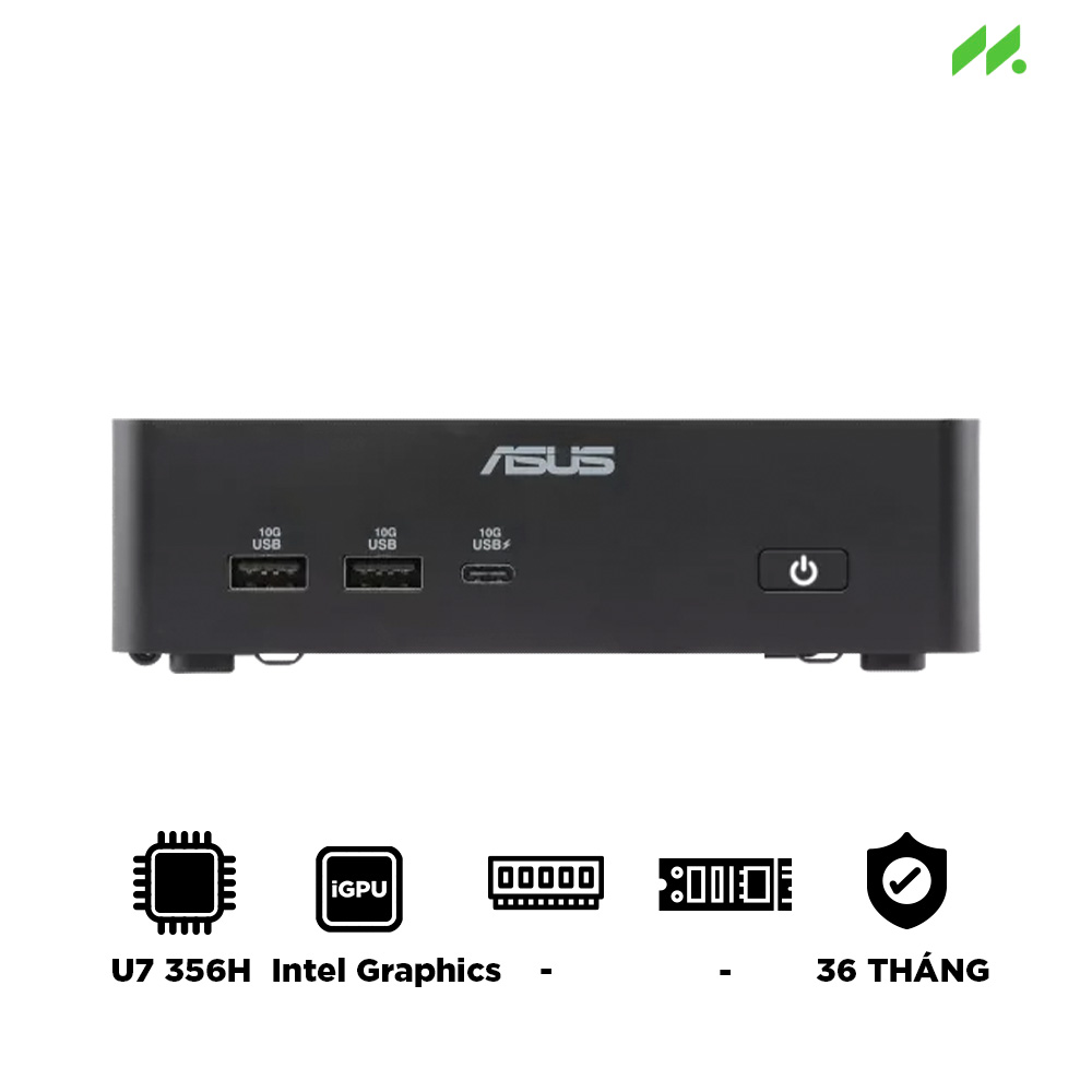 Máy tính Mini PC ASUS NUC 16 Pro RNUC16GDKU760000 (Ultra 7 356H, Intel Graphics)