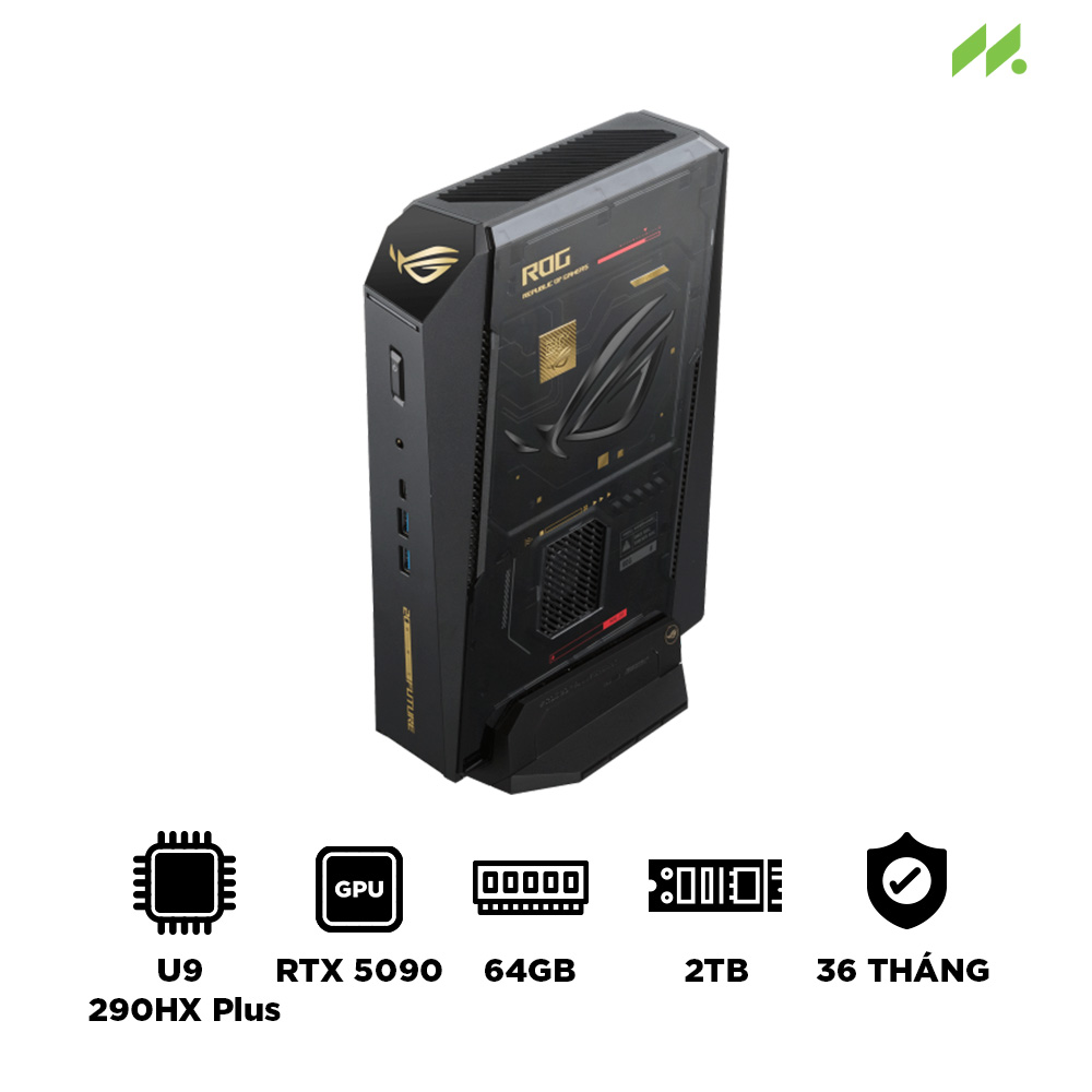Máy tính Mini PC ASUS ROG NUC 16 Edition 20 RNUC16JNK9X8ADA2 (Ultra 9 290HX Plus, RTX 5090 24GB GDDR7, SSD 2TB, Win 11)