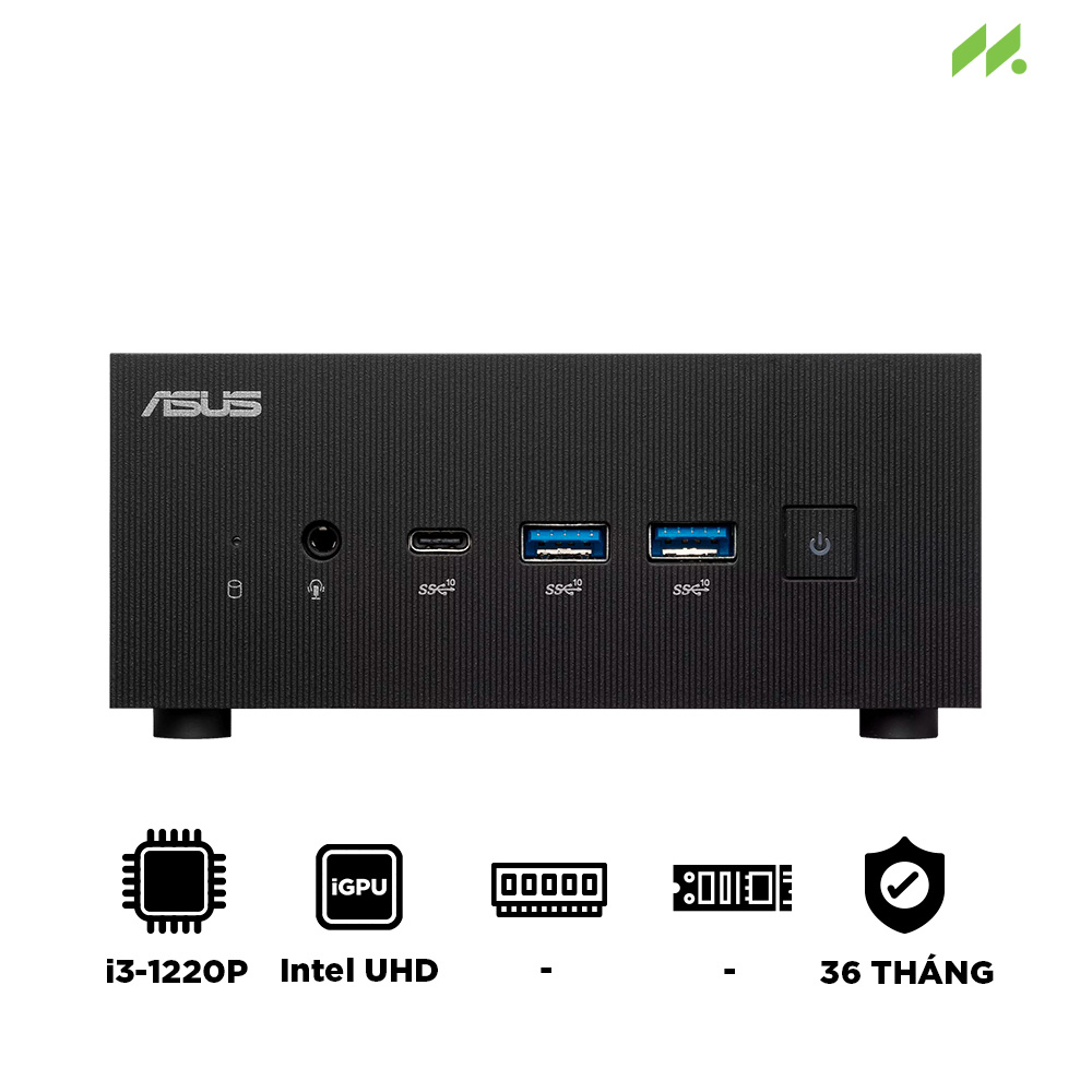 Máy tính Mini PC ASUS ExpertCenter PN64 i3-1220P PN64-B-S3187MD