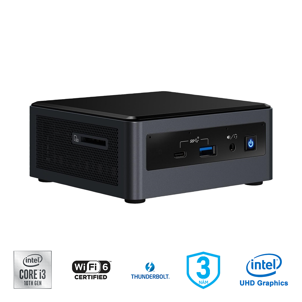 Máy tính Mini PC Intel NUC 10 Performance Kit BXNUC10I3FNH2