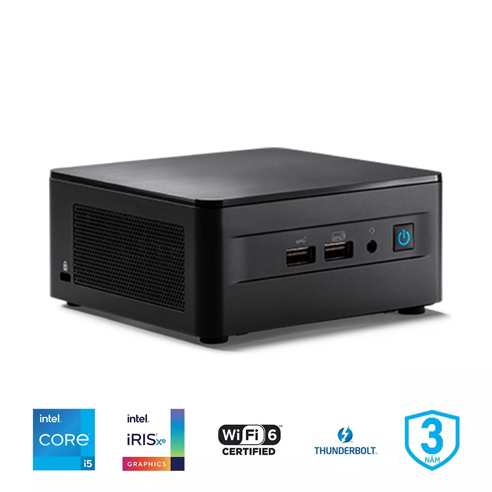 Máy tính Mini PC Intel NUC 12 Pro Wall Street Canyon i5-1240P  RNUC12WSHI50000