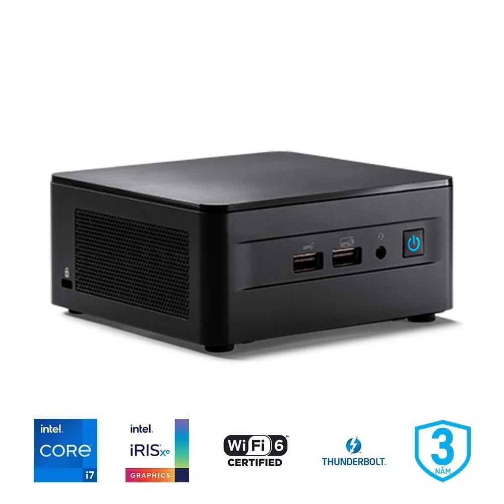 Máy tính Mini PC Intel NUC 12 Pro Wall Street Canyon i7-1260P RNUC12WSHI70001