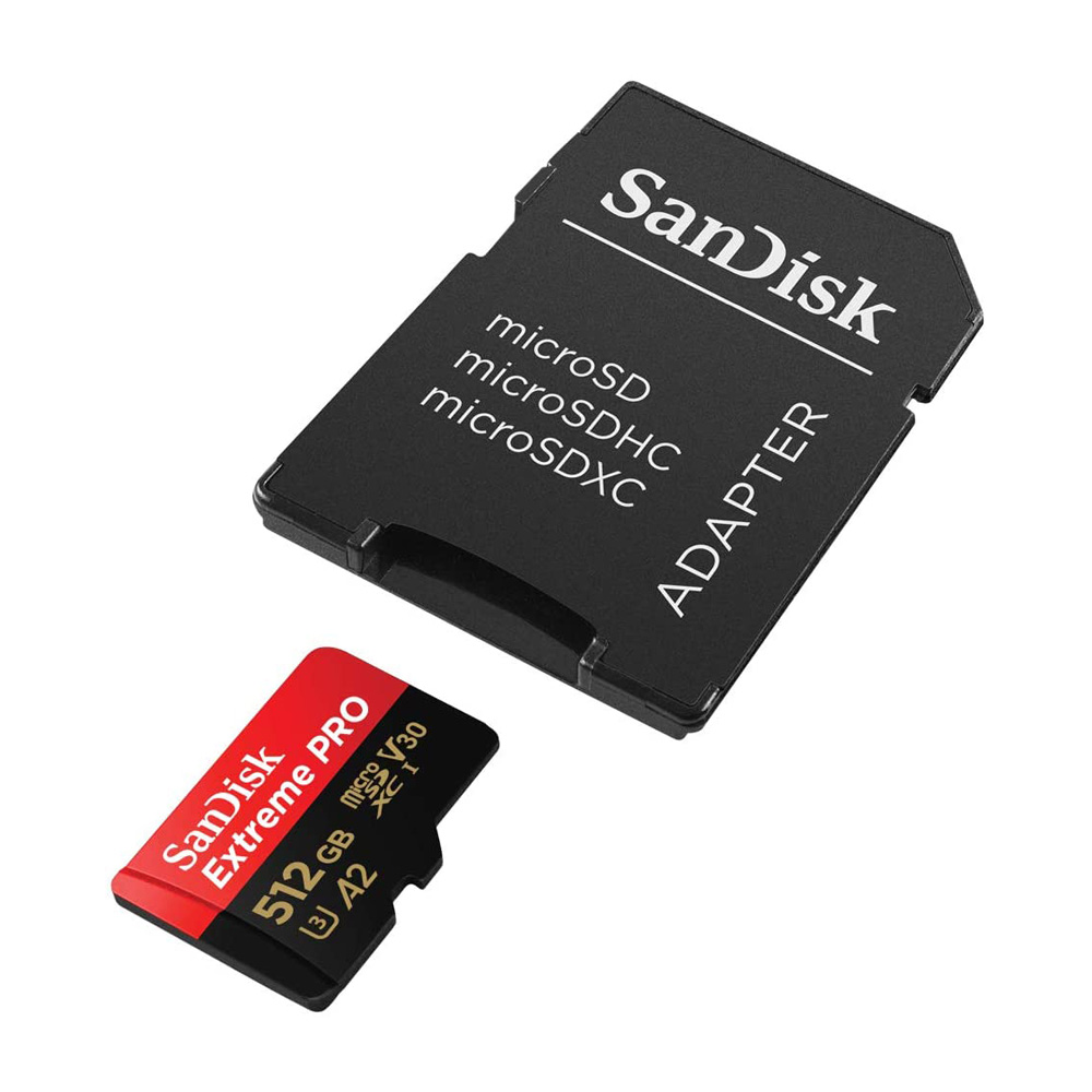 Thẻ Nhớ MicroSDXC SanDisk Extreme Pro V30 A2 512GB 200MB/s  SDSQXCD-512G-GN6MA