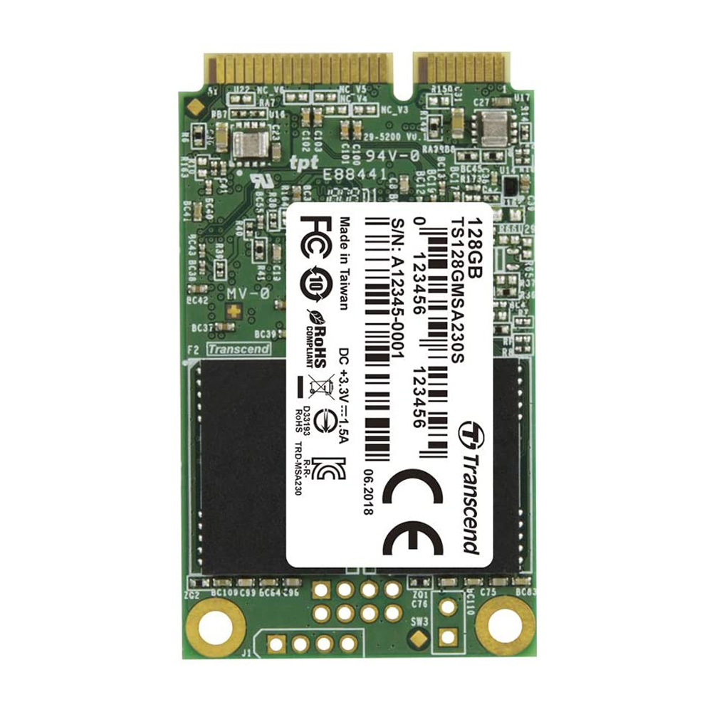 SSD Transcend mSATA SATA III 128GB MSA230S 3D-NAND TS128GMSA230S