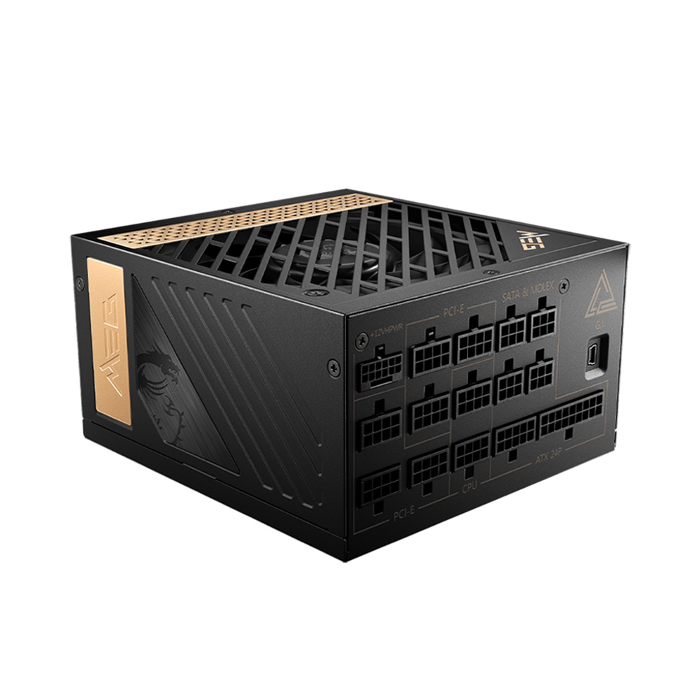 Nguồn máy tính MSI MEG Ai1300P PCIE5 1300W 80 Plus Platinum MEG-Ai1300P-PCIE5