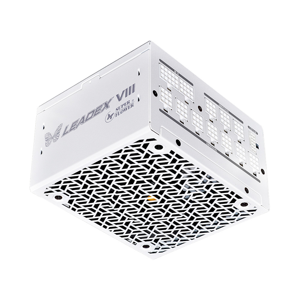 Nguồn máy tính SuperFlower LEADEX VIII Platinum Pro 1200W ATX3.1 White Cybenetics Platinum SF-1200F14SP(T)-WH
