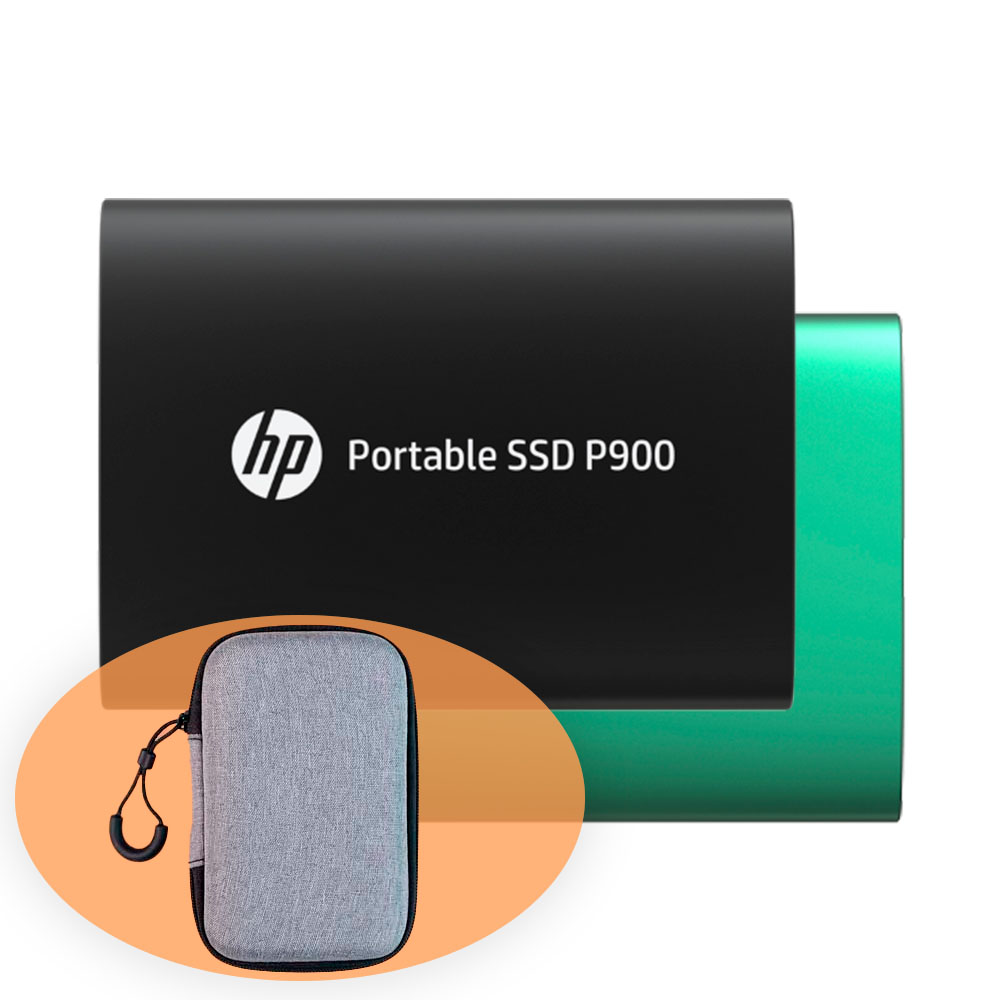 Ổ cứng di động SSD 2TB HP P900 2000MB/s (Black/Green)