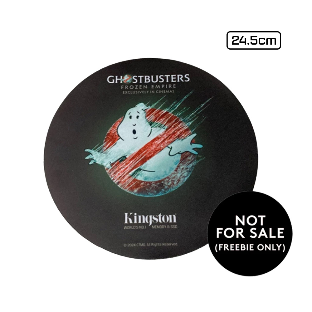 [Quà tặng] Lót chuột Kingston Ghost Busters (bán kính 24.5cm)