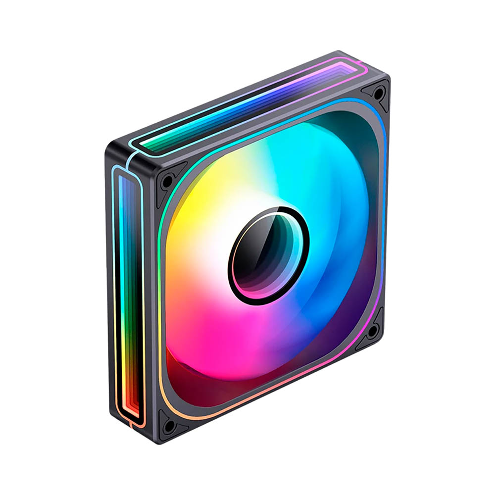 Quạt tản nhiệt JONSBO ZB-120B ARGB PWM Black 120mm (Fan Xuôi)