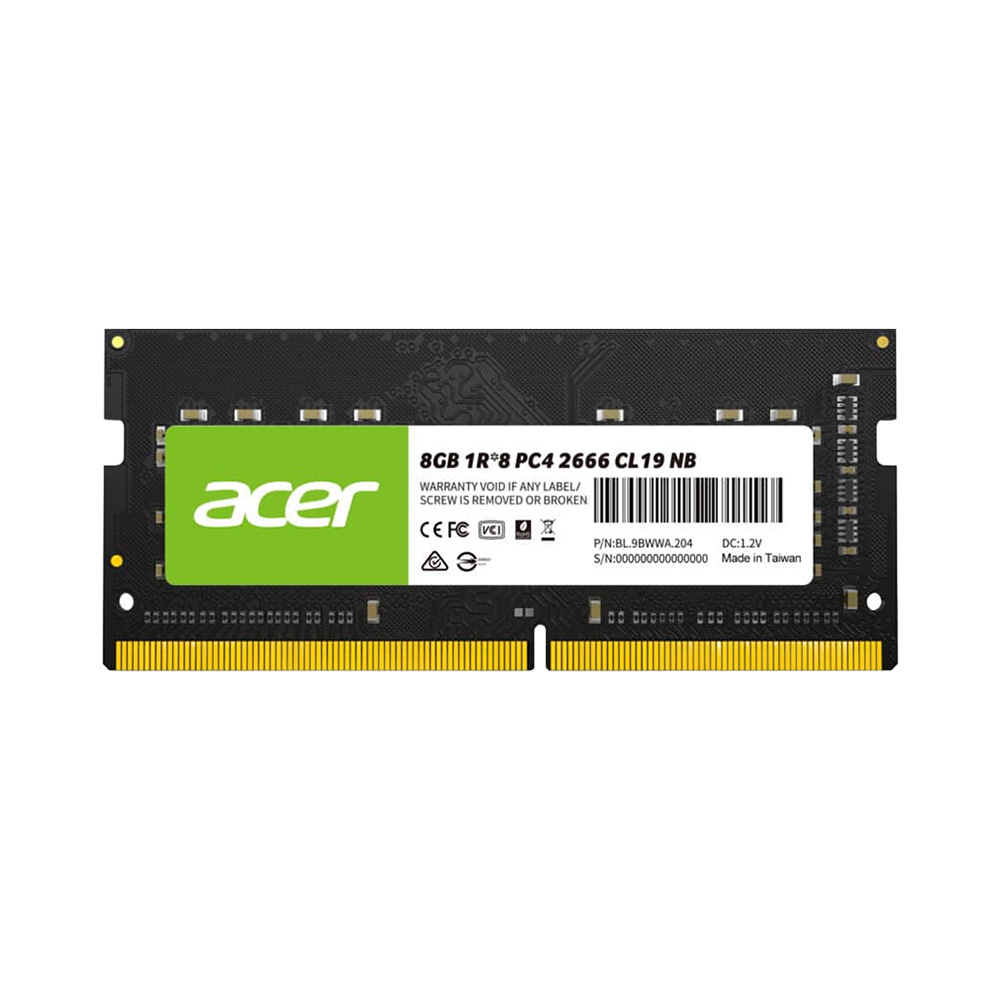 RAM Laptop Acer SD100 8GB DDR4 3200MHz 1.2v SD100-8GB-3200-1R8
