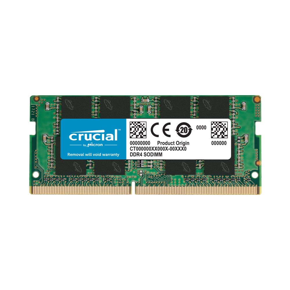 Crucial 32GB DDR4 2666MHz SODIMM Laptop RAM – CT32G4SFD8266, CL19, 260-Pin, Lifetime Warranty