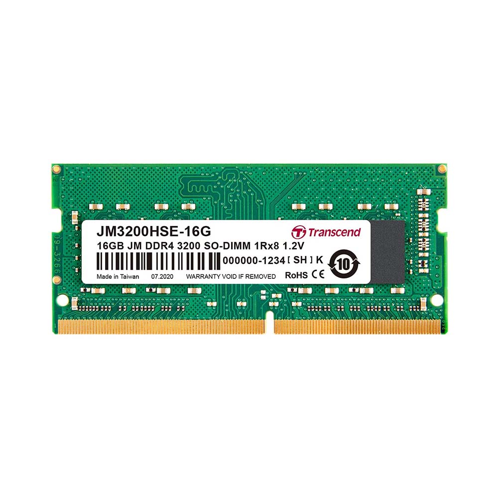 Ram Laptop Transcend JetRam JM DDR4 16GB 3200MHz 1.2v JM3200HSE-16G
