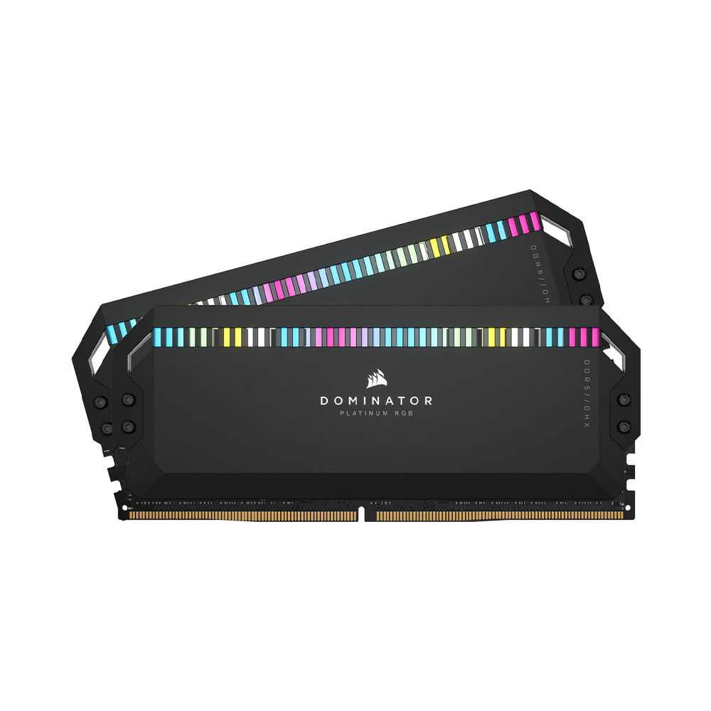 Ram PC Corsair Dominator Platinum RGB 64GB 5600MHz DDR5 (2x32GB) CMT64GX5M2B5600C40