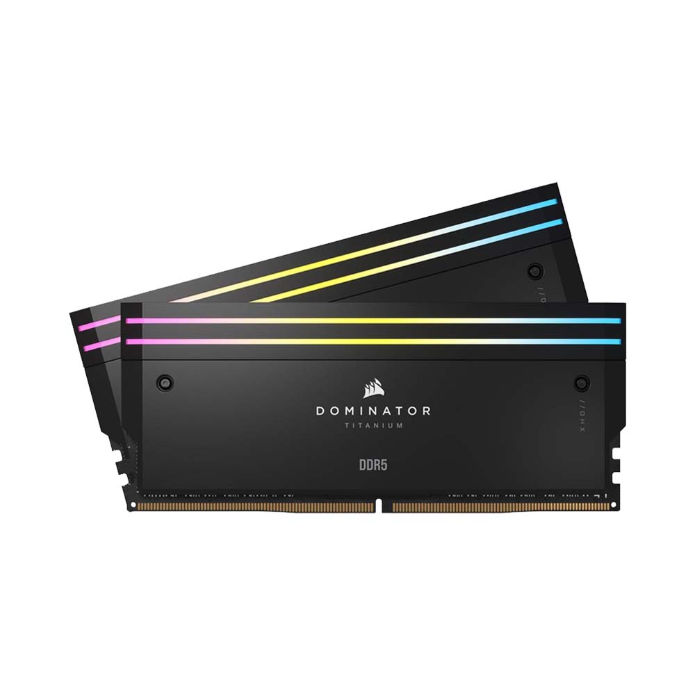 Corsair DOMINATOR TITANIUM RGB Black 64GB (2x32GB) 6600MHz DDR5 | Computers