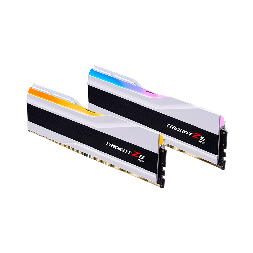 Ram PC G.SKILL Trident Z5 RGB 32GB 6000MHz DDR5 (16GBx2) White F5-6000J3636F16GX2-TZ5RW
