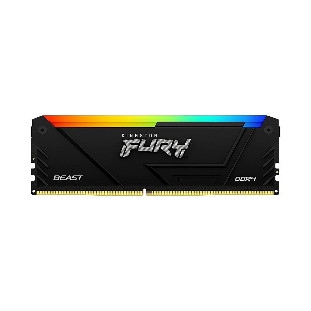 Ram PC Kingston Fury Beast RGB 16GB 3200MHz DDR4 KF432C16BB2A/16
