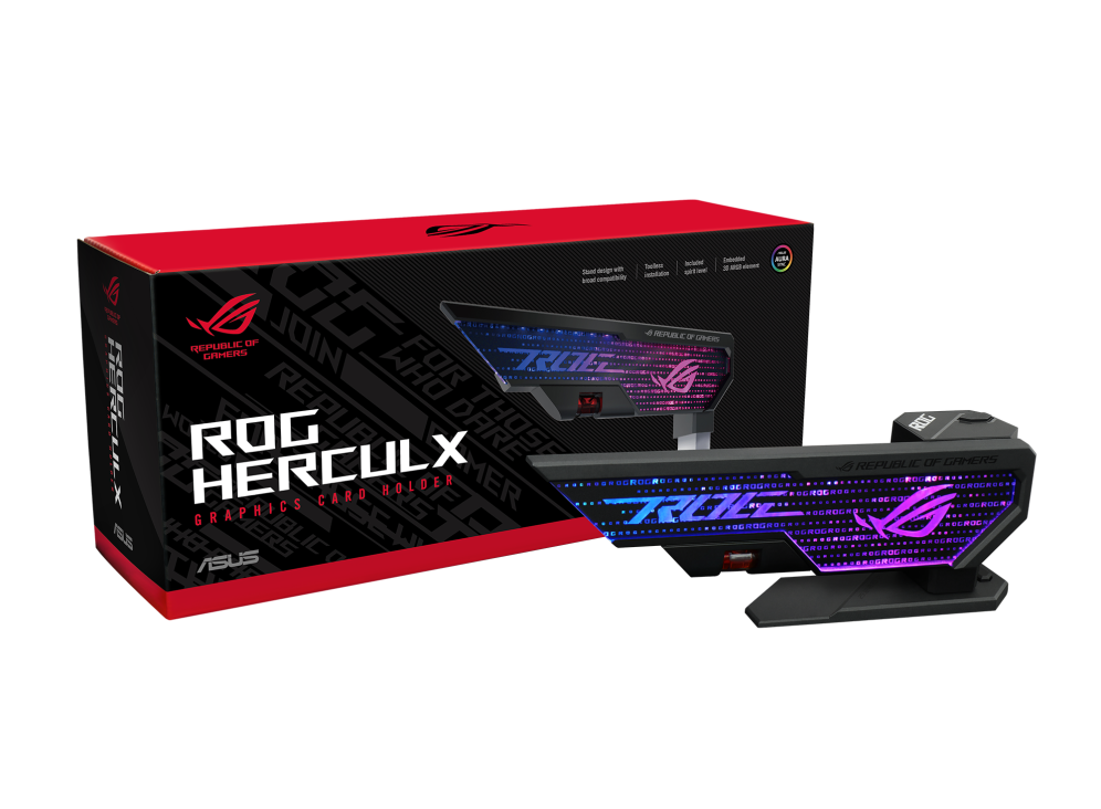 Giá đỡ vga ASUS ROG XH01 Heculx Graphics Card Holder