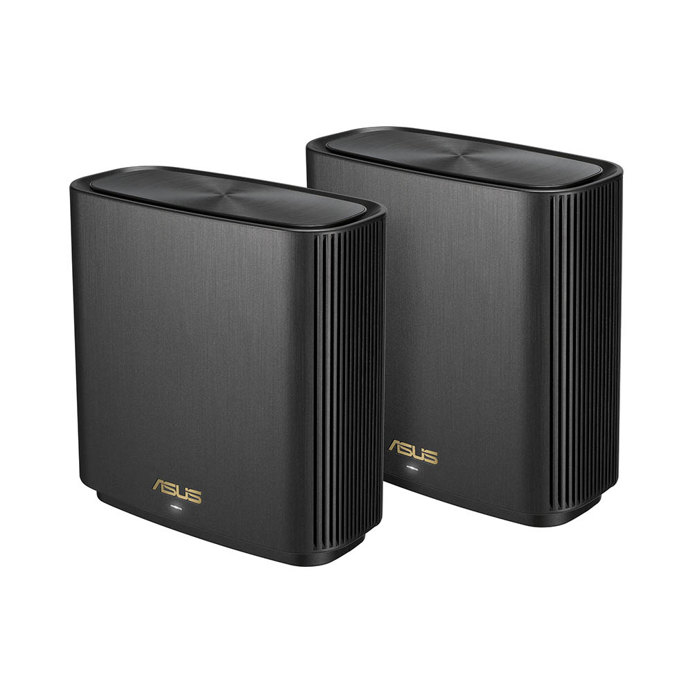 Router WiFi 6 Asus ASUS ZenWiFi AX XT8 Black AiMesh ( PACK 2 )