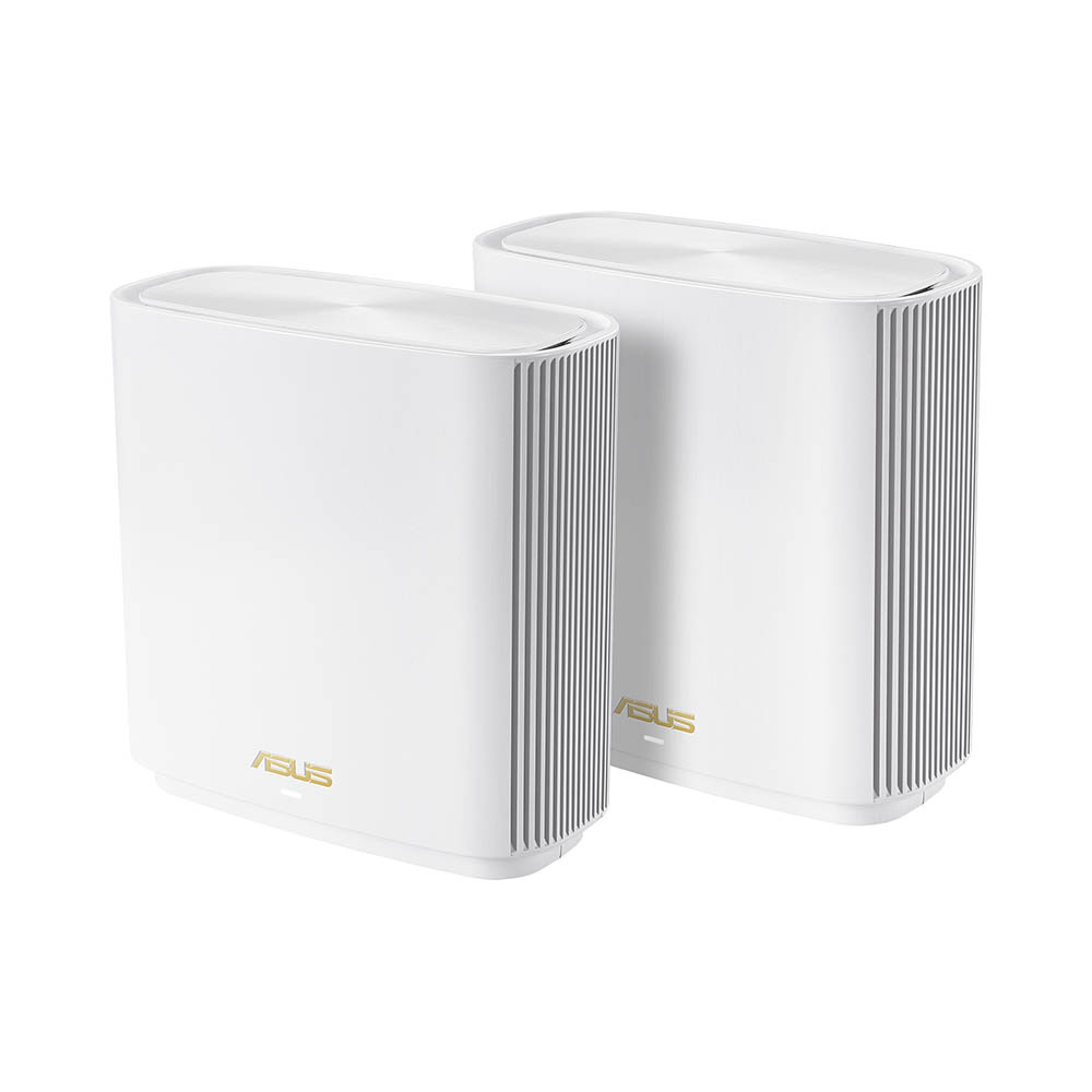 Router WiFi 6 Asus ASUS ZenWiFi AX XT8 White AiMesh ( PACK 2 )