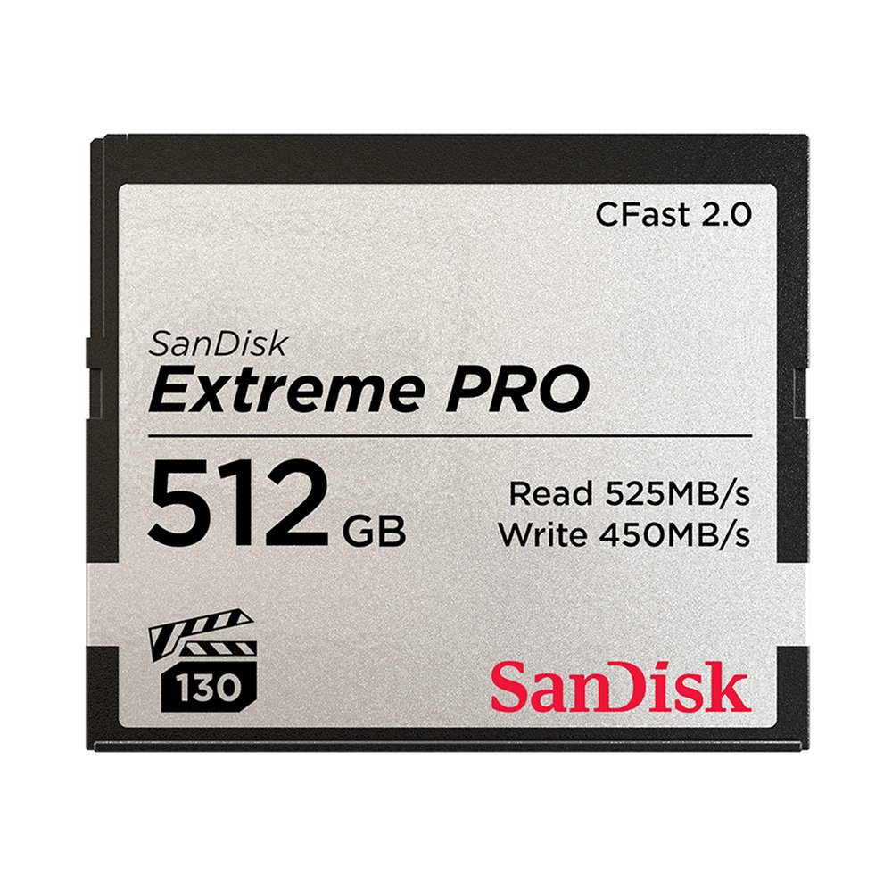 Thẻ nhớ Cfast 2.0 SanDisk Extreme PRO 3500x 512GB SDCFSP-512G-G46D