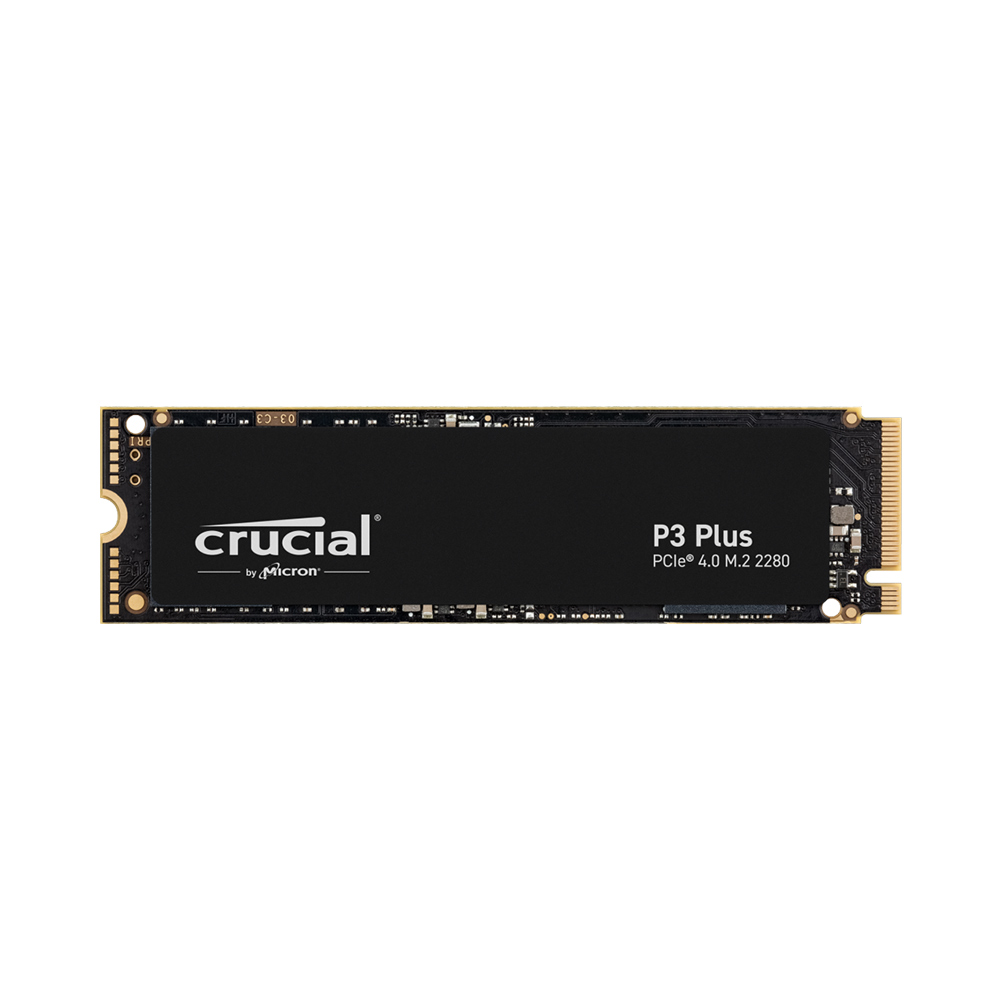 SSD Crucial P3 Plus 500GB NVMe 3D-NAND M.2 PCIe Gen4 x4 CT500P3PSSD8