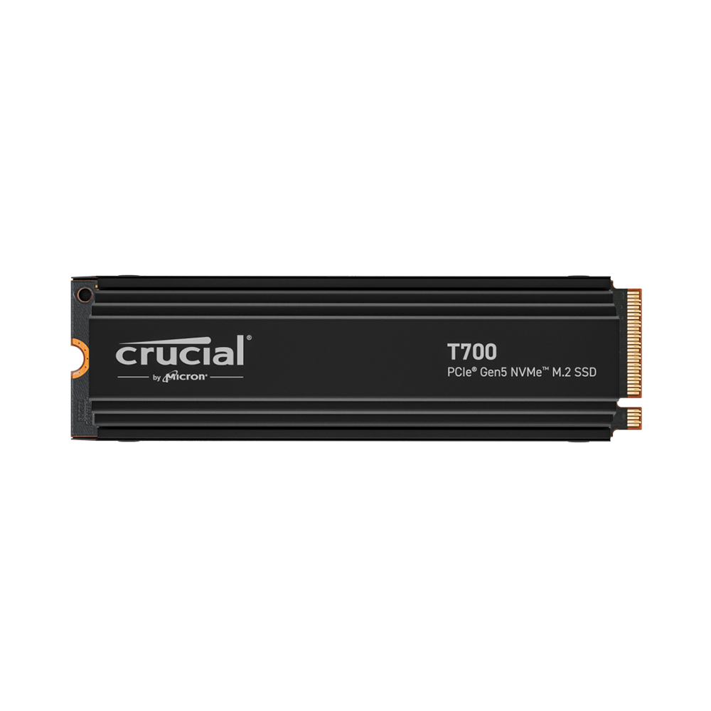 SSD Crucial 1TB T700 M.2 PCIe Gen5 x4 NVMe With Heatsink CT1000T700SSD5