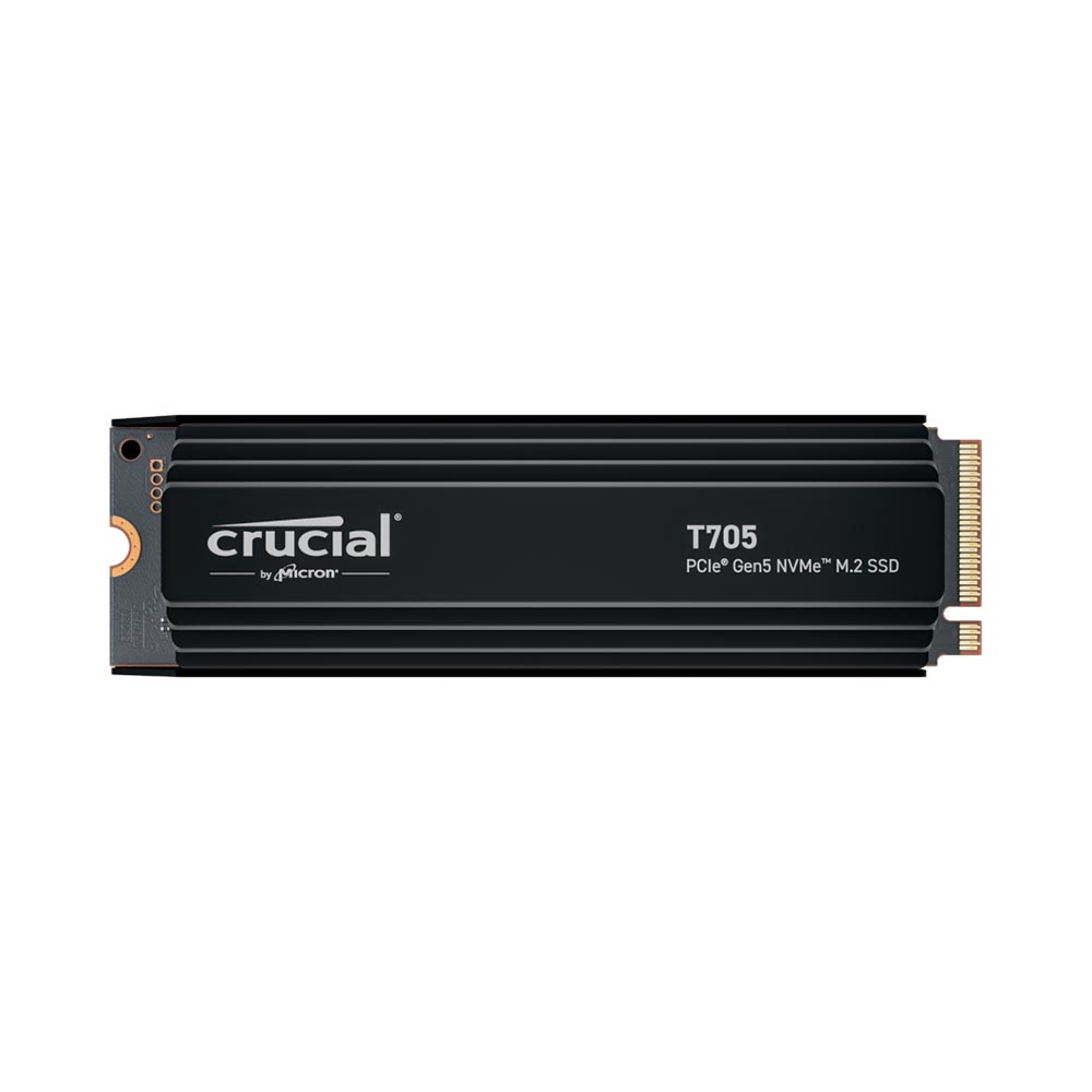 SSD Crucial 1TB T705 M.2 PCIe Gen5 x4 NVMe With Heatsink CT1000T705SSD5