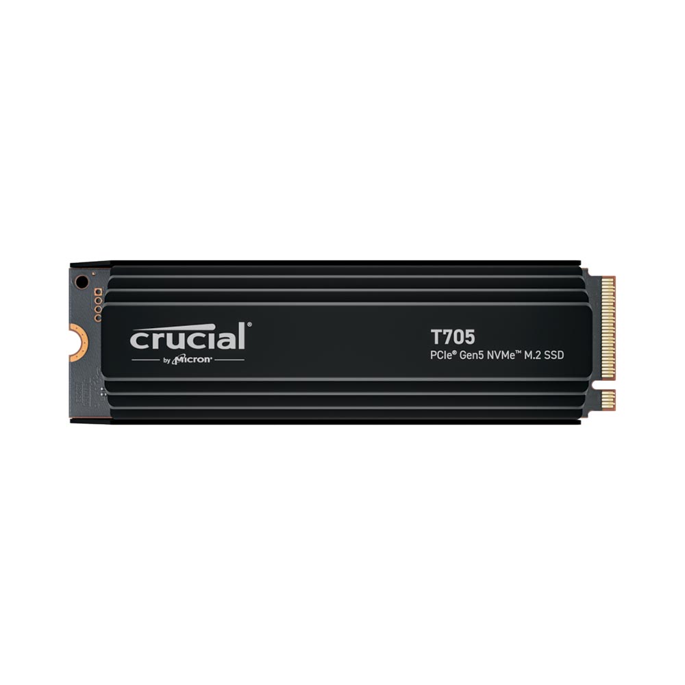 SSD Crucial 2TB T705 M.2 PCIe Gen5 x4 NVMe With Heatsink CT2000T705SSD5