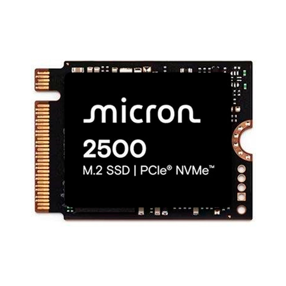 SSD Micron 2500 1TB M.2 2230 PCIe Gen4 x4 NVMe MTFDKBK1T0QGN-1BN1AABYYR